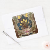 Sticker Carré Carreau vintage (Enveloppe)