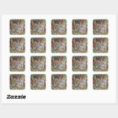 Sticker Carré Carreaux (Feuille)