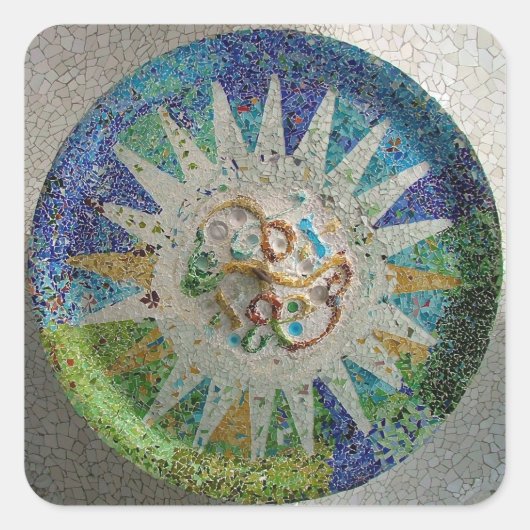 Sticker Carré Carreaux (Devant)