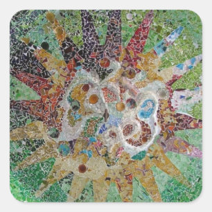 Sticker Carré Carreaux