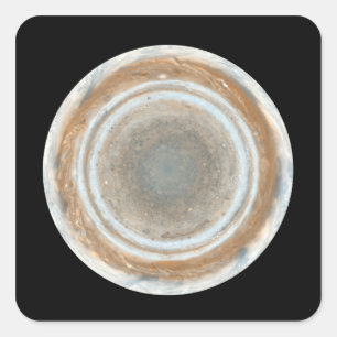 Sticker Carré Carte couleur de Jupiter