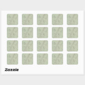 Sticker Carré Carte de l'étoile (Feuille)