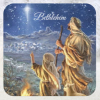 Carte de Noël Star of Bethlehem Shepherds