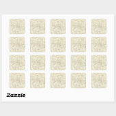 Sticker Carré Carte des constellations 2 (Feuille)