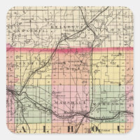 Carte du comté de Calhoun, Michigan