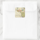 Sticker Carré Carte ethnographique de l'Afrique (Sac)