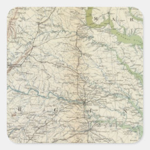 Sticker Carré Carte Gen II