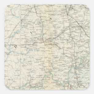 Sticker Carré Carte Gen XVI