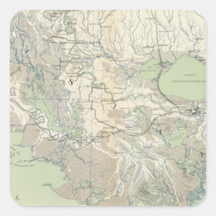 Sticker Carré Carte Gen XXI