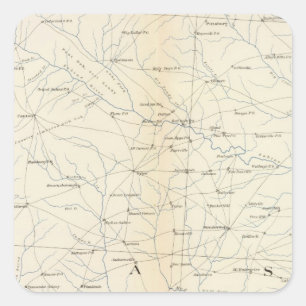 Sticker Carré Carte Gen XXIII