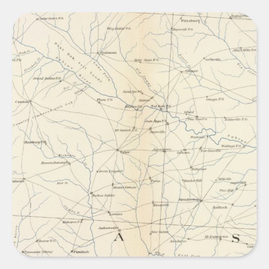 Sticker Carré Carte Gen XXIII (Devant)