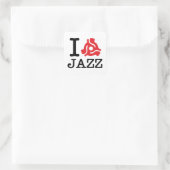 Sticker Carré Carte I 45 Jazz (Sac)