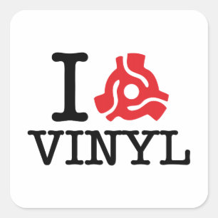 Sticker Carré Carte I 45 Vinyl