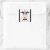 Sticker Carré Carte Joker Emoji (Sac)