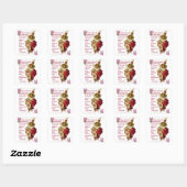 Sticker Carré Carte postale (Feuille)