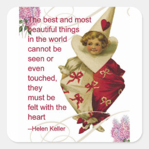 Sticker Carré Carte postale