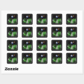 Sticker Carré Carte postale (Feuille)