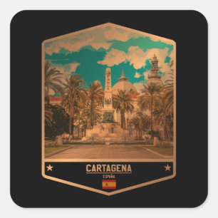 Sticker Carré Carthagène