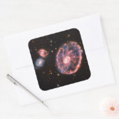 Sticker Carré Cartwheel Galaxy, James Webb Télescope Spatial (Enveloppe)