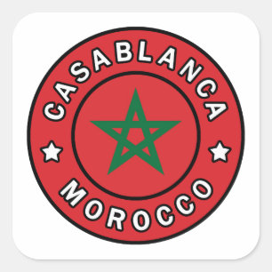 Sticker Carré Casablanca Maroc