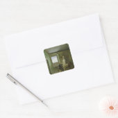 Sticker Carré Caspar David Friedrich dans son studio, 1811 (Enveloppe)