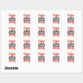 Sticker Carré Casque de course (Feuille)