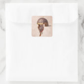 Sticker Carré Casque militaire romain antique (Sac)