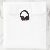 Sticker Carré Casque Pop Art (Sac)