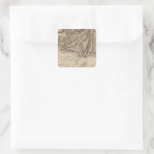 Sticker Carré Casquette Francois (Sac)