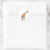 Sticker Carré Casquette Giraffe (Sac)