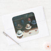 Sticker Carré Casquette Shop 1990 (Enveloppe)