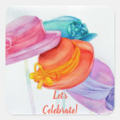 STICKER CARRÉ CASQUETTES ! (Devant)