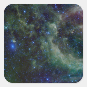 Sticker Carré Cassiopée nébuleuse dans la Galaxie de la Voie Lac