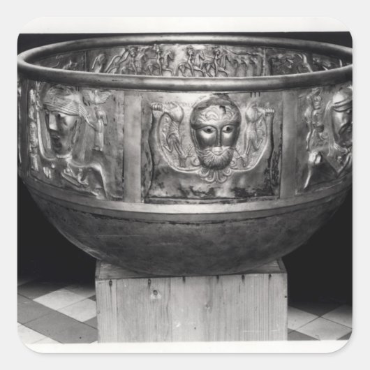 Sticker Carré Cast du gundestrup Cauldron (Devant)