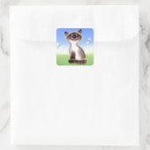 Sticker Carré Cat (Sac)