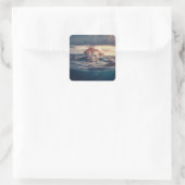Sticker Carré Cat Nap Dream ou cauchemar (Sac)