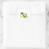 Sticker Carré Caterpillar ABS Workout Fitness (Sac)