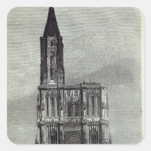 Sticker Carré Cathédrale de Strasburg