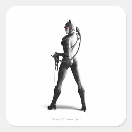 Sticker Carré Catwoman (Devant)