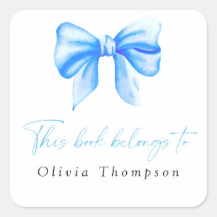 Sticker Carré Ce livre appartient à