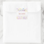 Sticker Carré Ce livre appartient à (Sac)