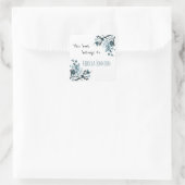 Sticker Carré Ce livre appartient à (Sac)