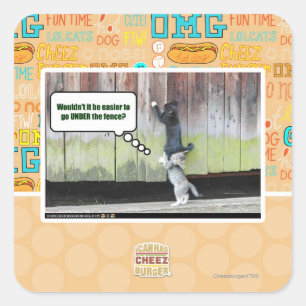 Sticker Carré Ce ne serait pas plus facile