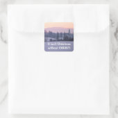 Sticker Carré Ce n'est pas Noël (Sac)
