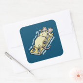 Sticker Carré Ce qui ne vous tue pas vous rend plus fort (Enveloppe)