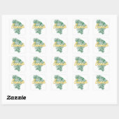 Sticker Carré Ceara (Feuille)