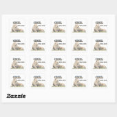 Sticker Carré Cecil Le Lion (Feuille)