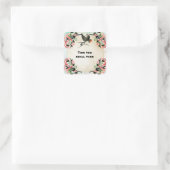 Sticker Carré Cela Aussi Devrait Passer Inspirationnel (Sac)