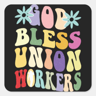 Sticker Carré Célébrons la force de la solidarité