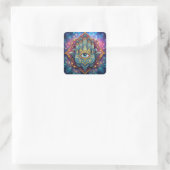 Sticker Carré Celestial Hamsa (Sac)